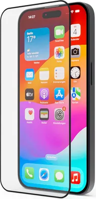 Produktbild von Hama 00219930, Apple, iPhone 15 Plus / 15 Pro Max, Schlagfest, Kratzresistent, Schockresistent, Schwarz, Transparent, 1 Stück(e)