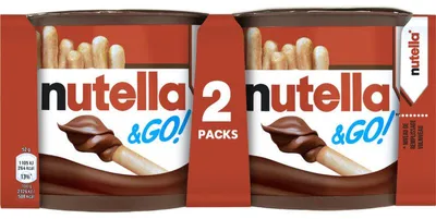 Obrázok produktu pre Nutella & Go 78 g – lieskovo-nugátový krém s chrumkavými tyčinkami, snack