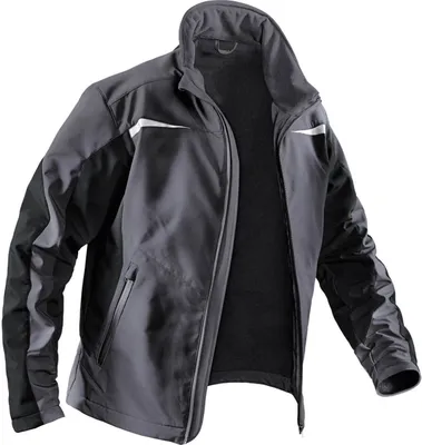 Produktbild von Softshelljacke Form 1241 Gr.M anthrazit/schwarz KÜBLER
