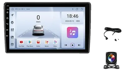 Imagen del producto de Reproductor multimedia para automóvil, pantalla táctil, sistema de audio de alto rendimiento, compatible con Citroen C5 (modelos de 2008 a 2017), código T6C-ADH