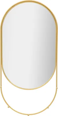 Produktbild von Wandspiegel mit Haken, 40 x 80 cm