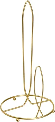 Immagine prodotto di HowHomely | Porta rotolo da cucina - Asciugamani di carta - Colore oro - 32 cm - Moderno ed elegante