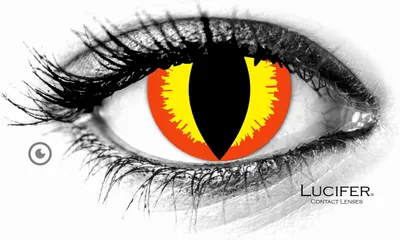 Zdjęcie produktu dla Kolorowe soczewki kontaktowe Lucifer® Red Lizard - 2 sztuki (1 para), bez recepty