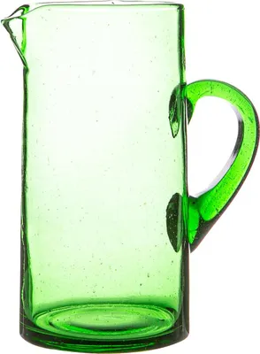 Produktbild von Nicola Spring Jebel Recycled Glaskanne - Wasser, Saft Karaffe - 1L - Grün