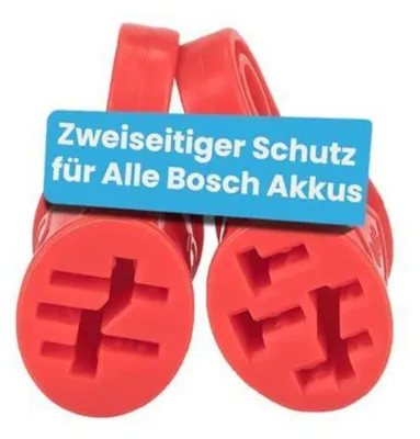 Produktbild von E-Bike Kontaktschutz Abdeckung 2er Set Blau für Bosch Akkus