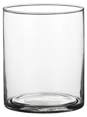 Immagine prodotto di Vaso in vetro Carly cilindrico trasparente Ø 12 x 15 cm