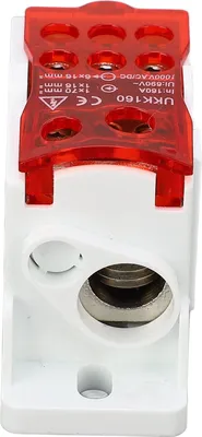 Produktbild von Klemmenverteiler, Klemmenblock-Verteiler, DIN-Schienen-Verteiler, DIN-Schienen-Klemmenblock, Klemmenanschlusskasten, Verteilerkasten
