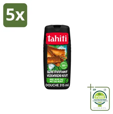 Obrázek produktu pro 5 kusů sprchového gelu Tahiti Tropenhout, veganský, objem 315 ml – balení