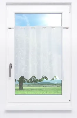 Produktbild von Scheibengardine von Lysel - Aurea  (Bx H) 99cm * 60cm weiß/Weiß