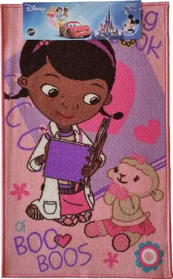 Produktbild von DISNEY Doc McStuffin Mädchen Kinderteppich Teppich Big Book of Boo Boos 50x80cm