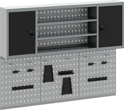 Imagen del producto de Juego de Armarios de Herramientas con estante 4 pcs