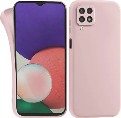 Immagine prodotto di Custodia per Samsung Galaxy A42 5G - Cover in silicone rosa con protezione per la fotocamera