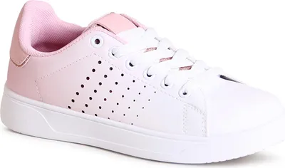 Produktbild von topschuhe24 2736 Damen Sneaker Skater Turnschuhe Farbverlauf, Farbe:Rosa, Größe:41 EU