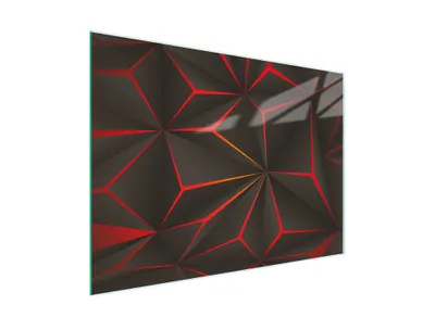 Immagine prodotto di Tagliere Piastra copriforno Tagliere multiglass 30x22 cm pezzo Nero