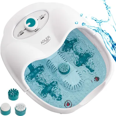Image de Hydromasseur de pieds Hydromassage Chauffage Minuteur Rouleaux Rouleaux de massage