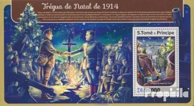 Produktbild von Briefmarken Sao Tome e Principe 2016 Mi Block 1225 (kompl. Ausgabe) postfrisch Weihnachtsfrieden