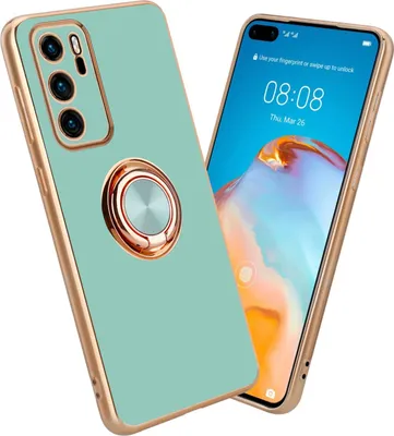 Obrázok produktu pre Cadorabo Ochranné puzdro pre Huawei P40 Case in Turquoise Case Cover Camera Protector Magnetic Car Mount