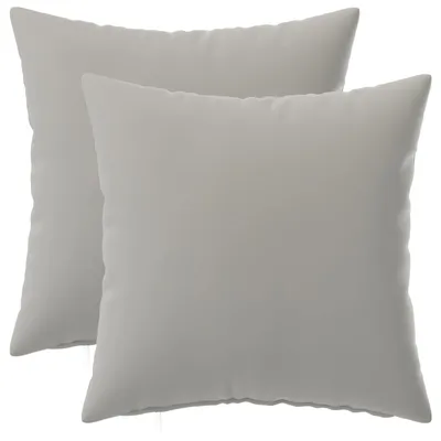 Immagine prodotto di vidaXL, 2 federe per cuscini, HEERLEN, grigio, 45 x 45 cm, poliestere