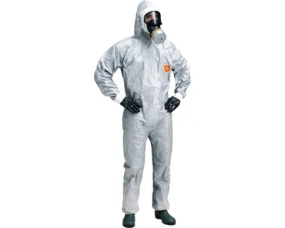 Produktbild von Dupont Einweganzug Tychem F Typ 3B/4/5/6 Gr. 2XL grau