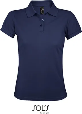 Image de SOLs 00573 | Polo femme Prime - Couleur : French Navy - Taille : M