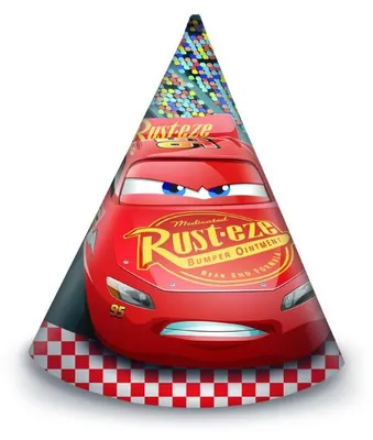 Produktbild von Amscan Cars Partyhut, Dekoration, Papier, Mehrfarbig, Abbildung, 6 Stück(e)