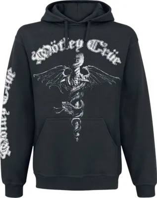 Produktbild von Mötley Crüe Kapuzenpullover Herren Hollywood schwarz M