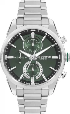 Image de Montre pour homme LEE COOPER LC07947.370 en vert, un cadeau à la mode.