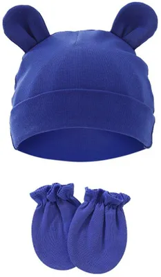 Produktbild von Baby-Set mit Ohropax für Säuglinge, Kottenohropax mit Anti-Krachfunktion, geeignet für Kinder von 0-1 Jahr, Hauptumfang 15,5 cm, Blau