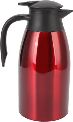 Produktbild von Thermische Kaffeekanne 2L - Edelstahl - Vakuumisolierung - Isolierkanne
