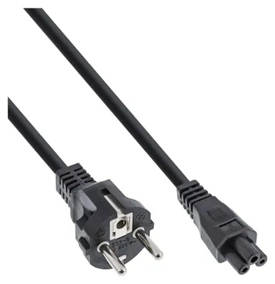 Productafbeelding van InLine 4043718088461, 10 meter, CEE7/7, C5-verlengerkabel
