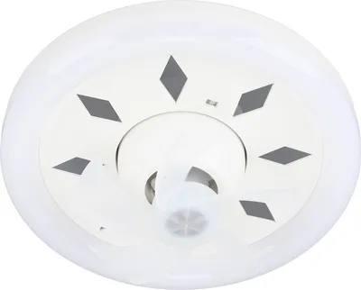 Zdjęcie produktu dla 11.8-calowy wentylator sufitowy 60W ze światłem E27 LED Ściemnialne wentylatory sufitowe z pilotem zdalnego sterowania 3 prędkości 5 łopatek Obracane o 360 stopni 85?265V