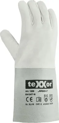 Zdjęcie produktu dla rękawica spawalnicza teXXor Argon II Natur-12
