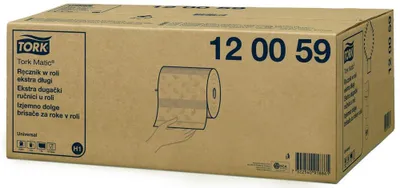 Zdjęcie produktu dla Ručník papírový Tork Matic H1 Universal Long, 1vrstvý, 1120 útržků, 280 m, 6 ks (120059)