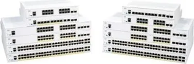 Produktbild von Cisco CBS350, Managed, L3, Gigabit Ethernet (10/100/1000), Rack-Einbau, Desktop