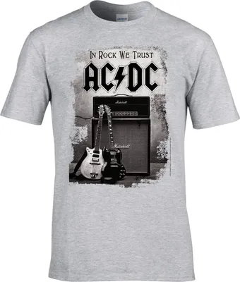 Obrázok produktu pre AC/DC In rock we trust Grey tričko