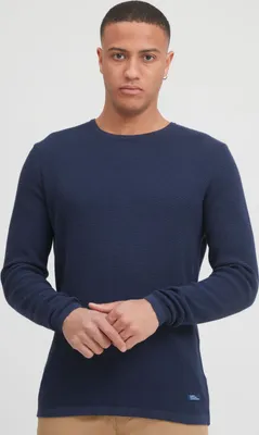 Produktbild von Blend 20712645 Herren Strickpullover Feinstrcik Pullover mit Rundhalsausschnitt Struktur