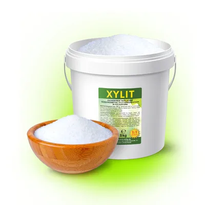 Produktbild von 5kg Premium Xylit Birkenzucker | 5kg Eimer Vorteilspack | 40% weniger Kalorien | zahnfreundlich & vegan | süßt 1:1 wie Zucker