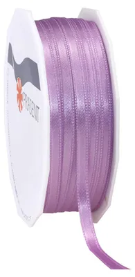 Geschenkband, Polyester, lila, 50 m x 6 mm