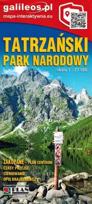 Obrázok produktu pre Národný park Tatry 1:27 500. Tatry v poľštine. Turistická mapa. Galileos