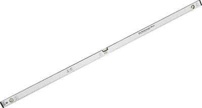 Produktbild von Bau Messwaage / Aluminium Wasserwaage, 180 cm, mit 3 Libellen und Messskala