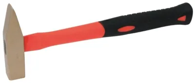 Bankhammer 800 g, Fiberglasstiel, funkenfrei, DIN 1041