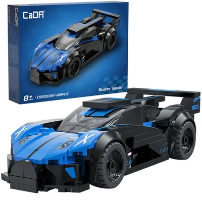 Produktbild von Cada Racing Bauklötze Bluefire Specter Sportwagen 165 Stück