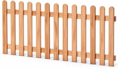 Imagen del producto de Kit de madera para valla de listones, madera de abeto, tipo A, longitud 180 cm, altura 150 cm