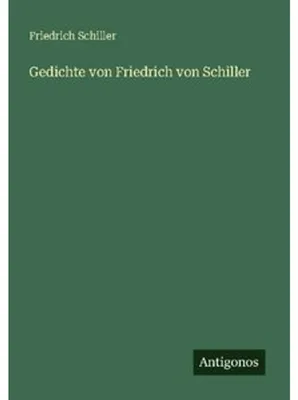 Immagine prodotto di Gedichte von Friedrich von Schiller