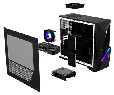 Produktbild von MSI MAG Infinite S3 14NVM5-3025DE - Intel Core i5-14400F - Komplettes System - Intel Core i5