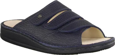 Produktbild von Finn Comfort Korfu, Herrenschuhe, Pantolette, Leder, Navy (blau), bequem - Marken Finn Comfort, Blau, leder (rabo)