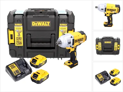 Zdjęcie produktu dla DeWALT DCF899P2-QW - Klucz udarowy - akumulatorowy - 610 W - 3 prędkości - napęd kwadratowy 1/2 cala 12,7 mm