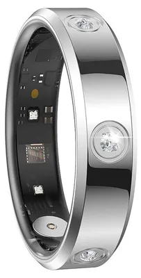 Produktbild von Avizar, Smart Ring Größe 12 Venus Mit Strass und Ladetui, Silber