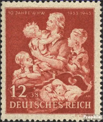 Produktbild von Briefmarken Deutsches Reich 1943 Mi 859 (kompl.Ausg.) gestempelt 10 Jahre Winterhilfswerk