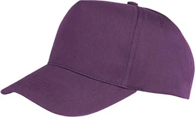 Produktbild von Result Headwear RC084X | Boston 5-Panel Cap / Kappe / Mütze / Hut - Farbe: Purple - Größe: One Size